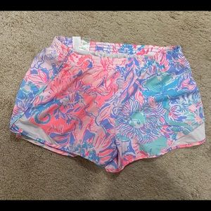 Lilly Pulitzer athletic shorts. Size L. Worn a few times